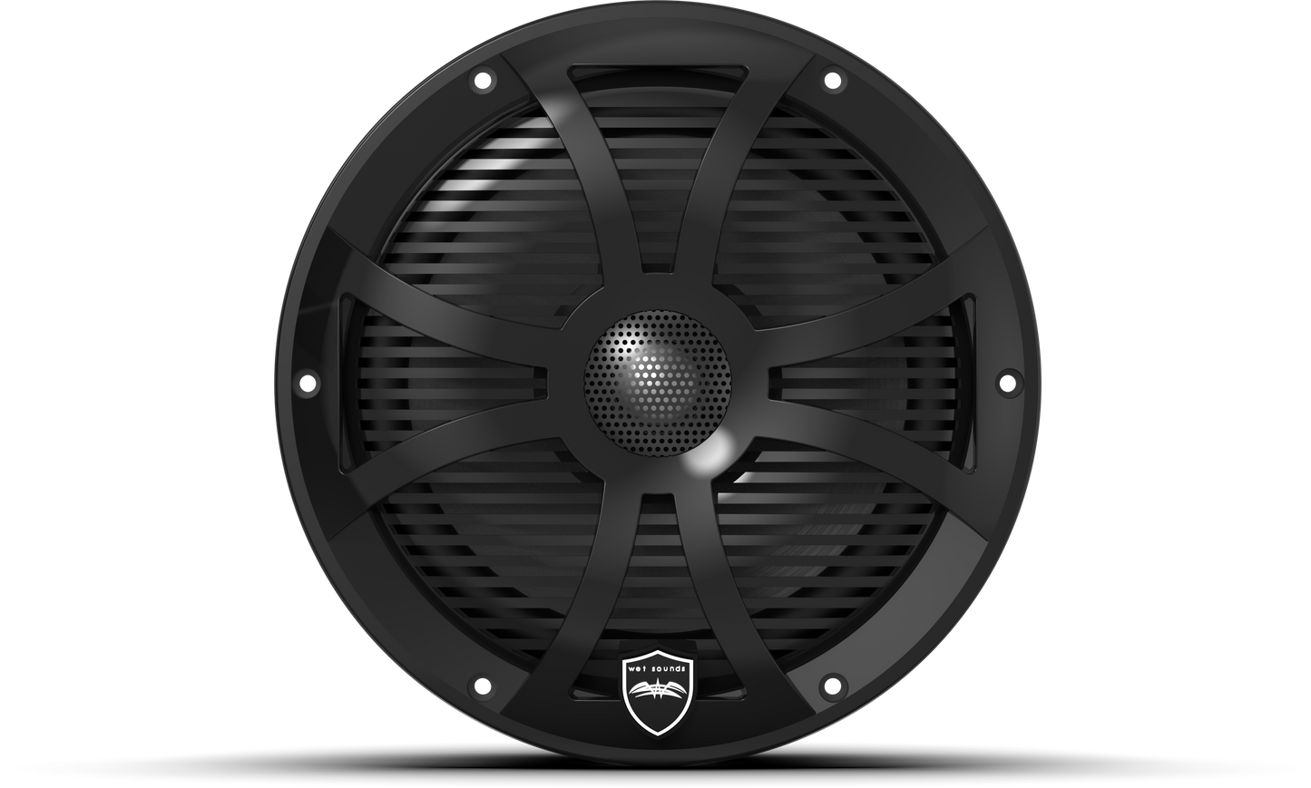 REVO 8 SW-B V3 | REVO Series 8-inch High-Output Component Style Coaxial Speakers w/ SW-Black RGB Grilles