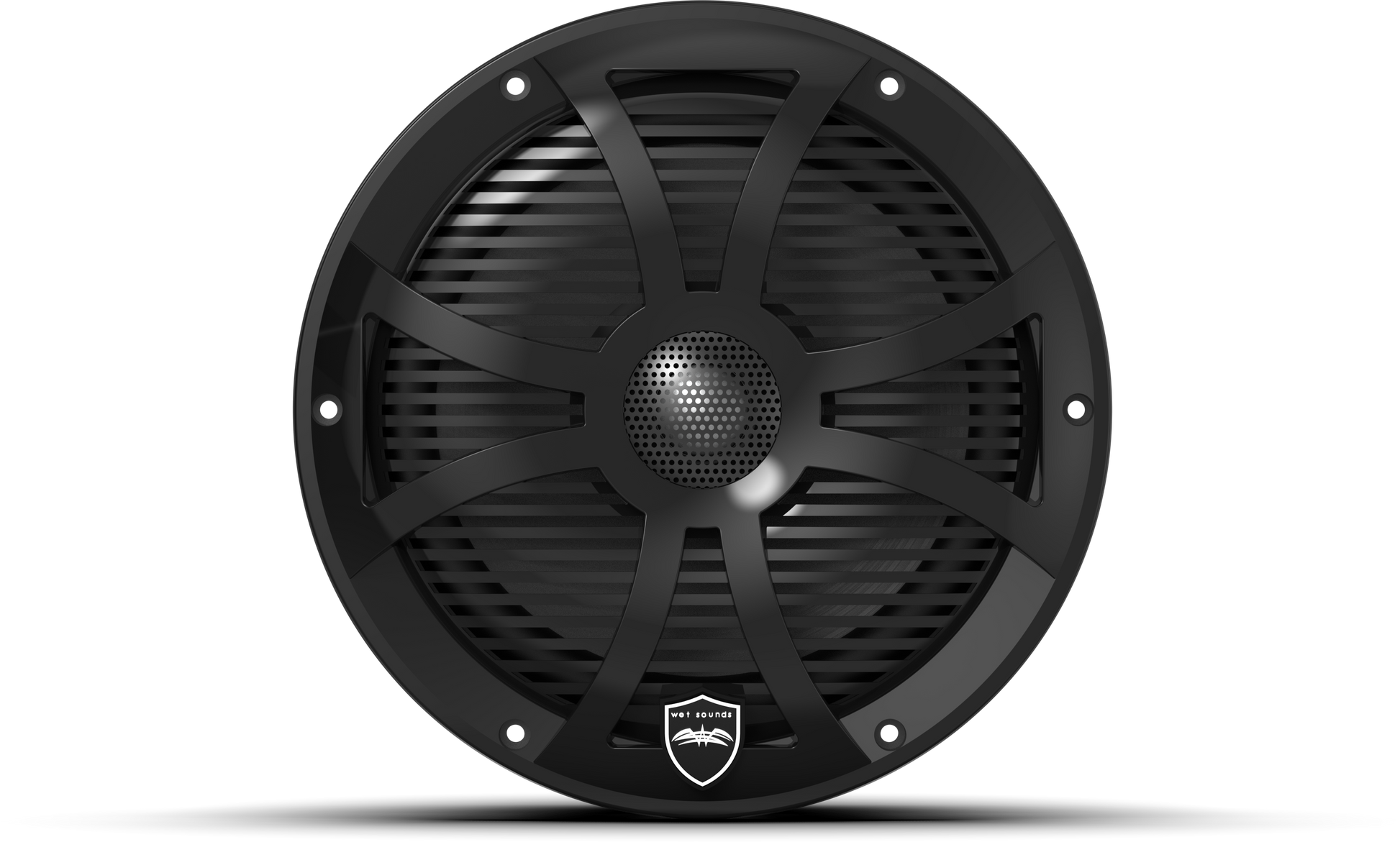 REVO 8 SW-B V3 | REVO Series 8-inch High-Output Component Style Coaxial Speakers w/ SW-Black RGB Grilles