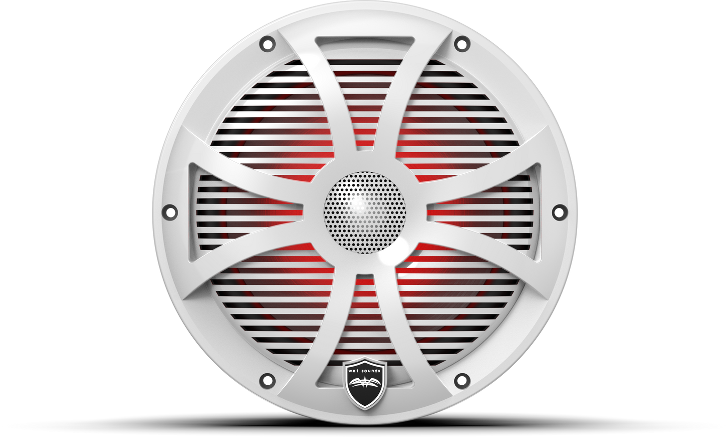 REVO 8 SW-W V3 | REVO Series 8-inch High-Output Component Style Coaxial Speakers w/ SW-White RGB Grilles