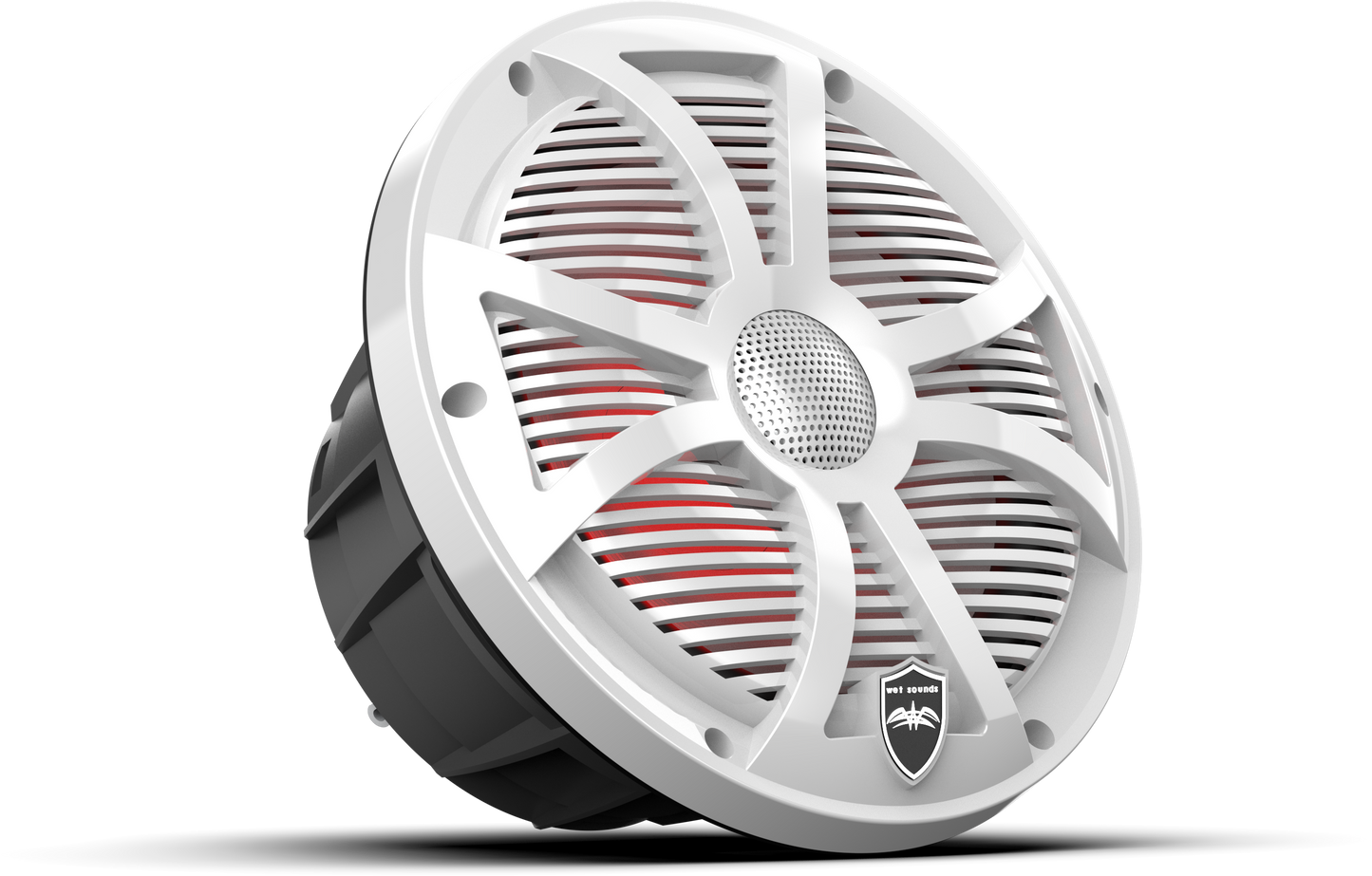 REVO 8 SW-W V3 | REVO Series 8-inch High-Output Component Style Coaxial Speakers w/ SW-White RGB Grilles
