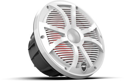 REVO 8 SW-W V3 | REVO Series 8-inch High-Output Component Style Coaxial Speakers w/ SW-White RGB Grilles