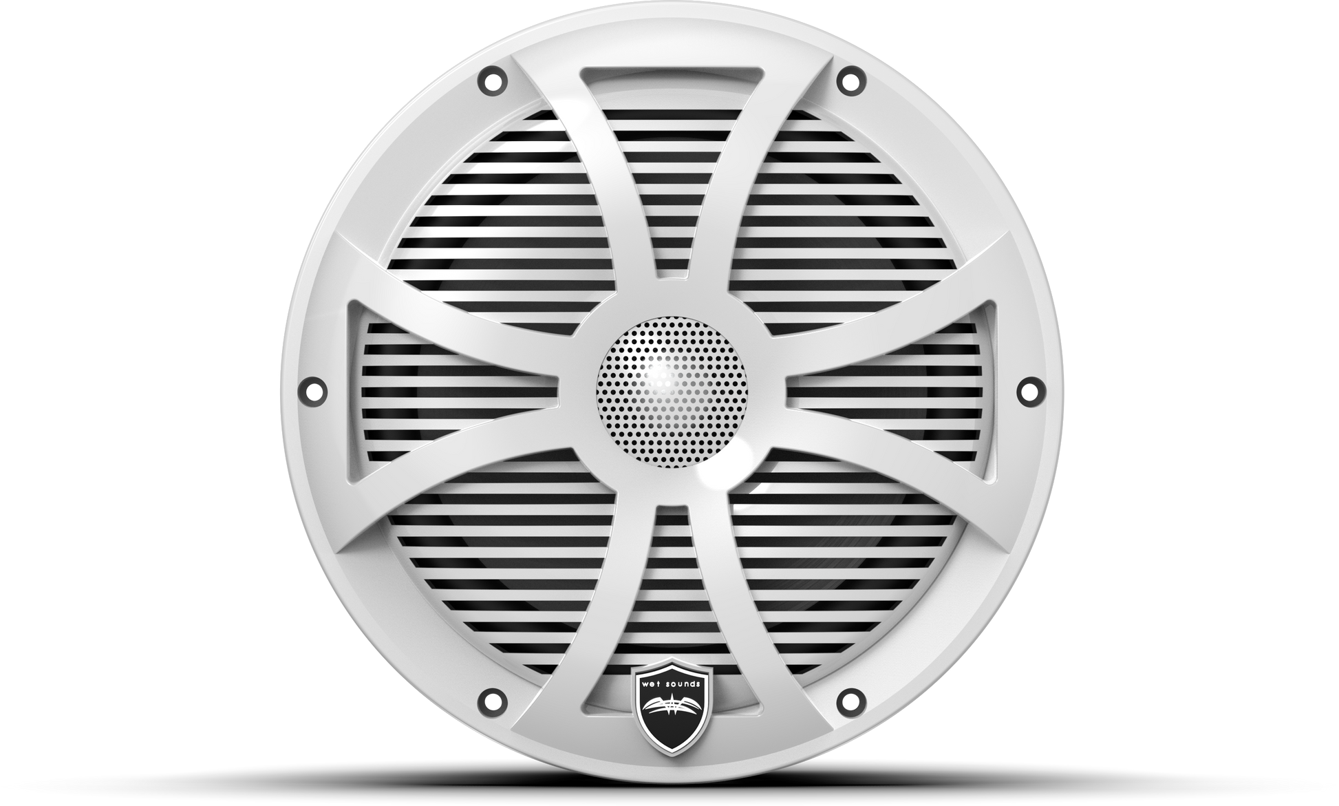 REVO 8 SW-W V3 | REVO Series 8-inch High-Output Component Style Coaxial Speakers w/ SW-White RGB Grilles