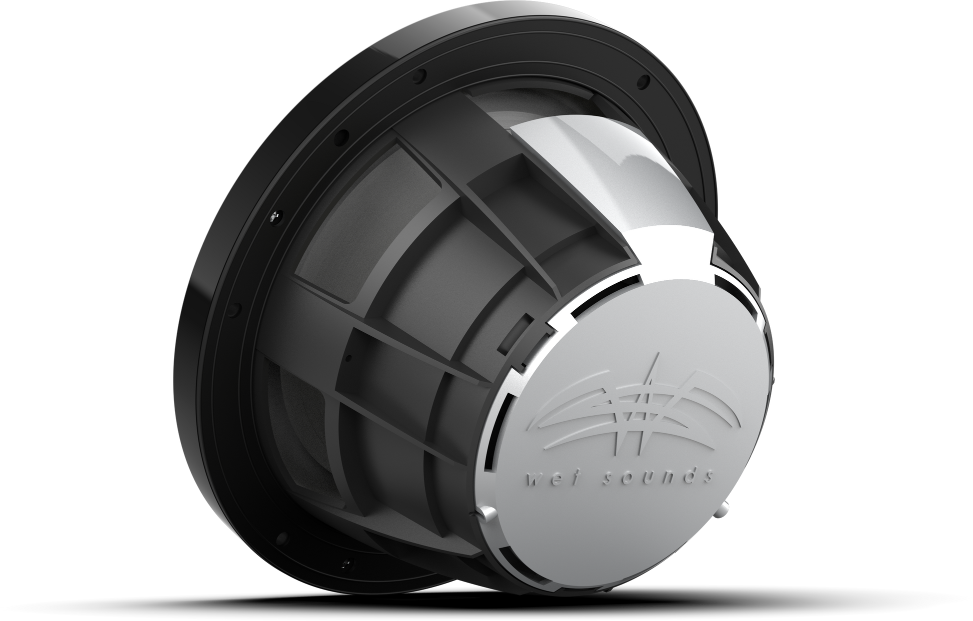 REVO 8 XS-B-SS V3 | REVO Series 8-inch High-Output Component Style Coaxial Speakers w/ XS-Black-Stainless Steel RGB Grilles