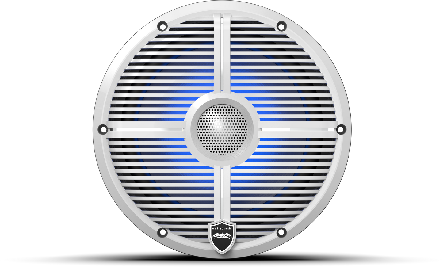 REVO 8 XW-W V3 | REVO Series 8-inch High-Output Component Style Coaxial Speakers w/ XW-White RGB Grilles