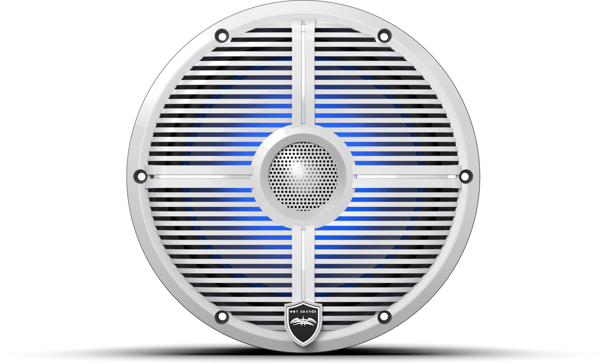 REVO 8 XW-W V3 | REVO Series 8-inch High-Output Component Style Coaxial Speakers w/ XW-White RGB Grilles