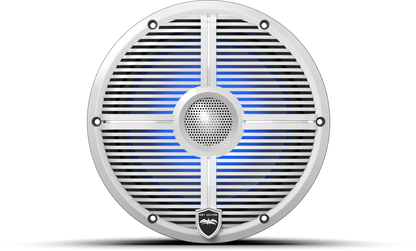 REVO 8 XW-W V3 | REVO Series 8-inch High-Output Component Style Coaxial Speakers w/ XW-White RGB Grilles