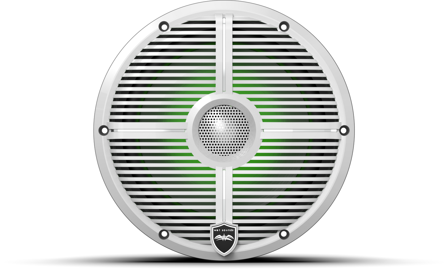 REVO 8 XW-W V3 | REVO Series 8-inch High-Output Component Style Coaxial Speakers w/ XW-White RGB Grilles
