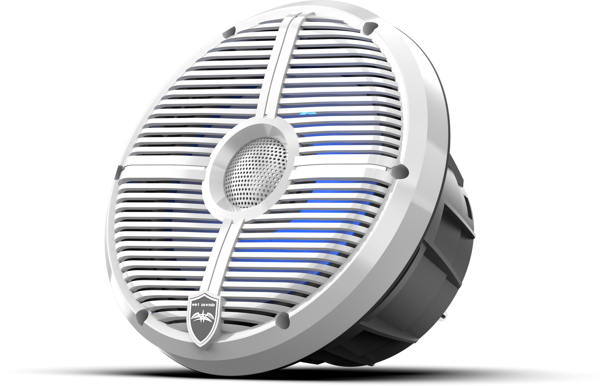 REVO 8 XW-W V3 | REVO Series 8-inch High-Output Component Style Coaxial Speakers w/ XW-White RGB Grilles