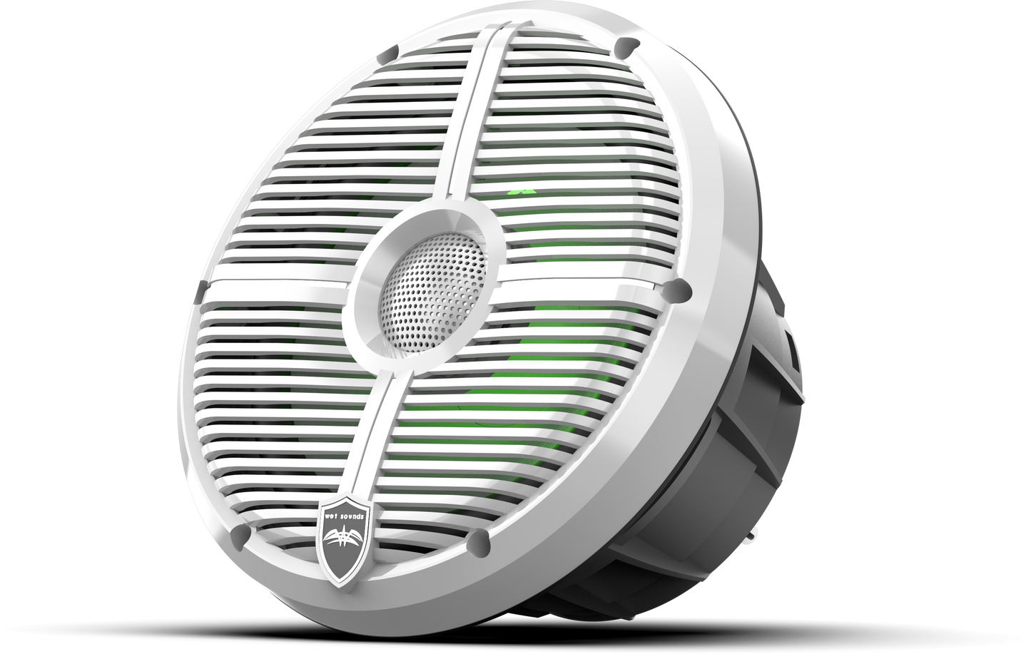 REVO 8 XW-W V3 | REVO Series 8-inch High-Output Component Style Coaxial Speakers w/ XW-White RGB Grilles