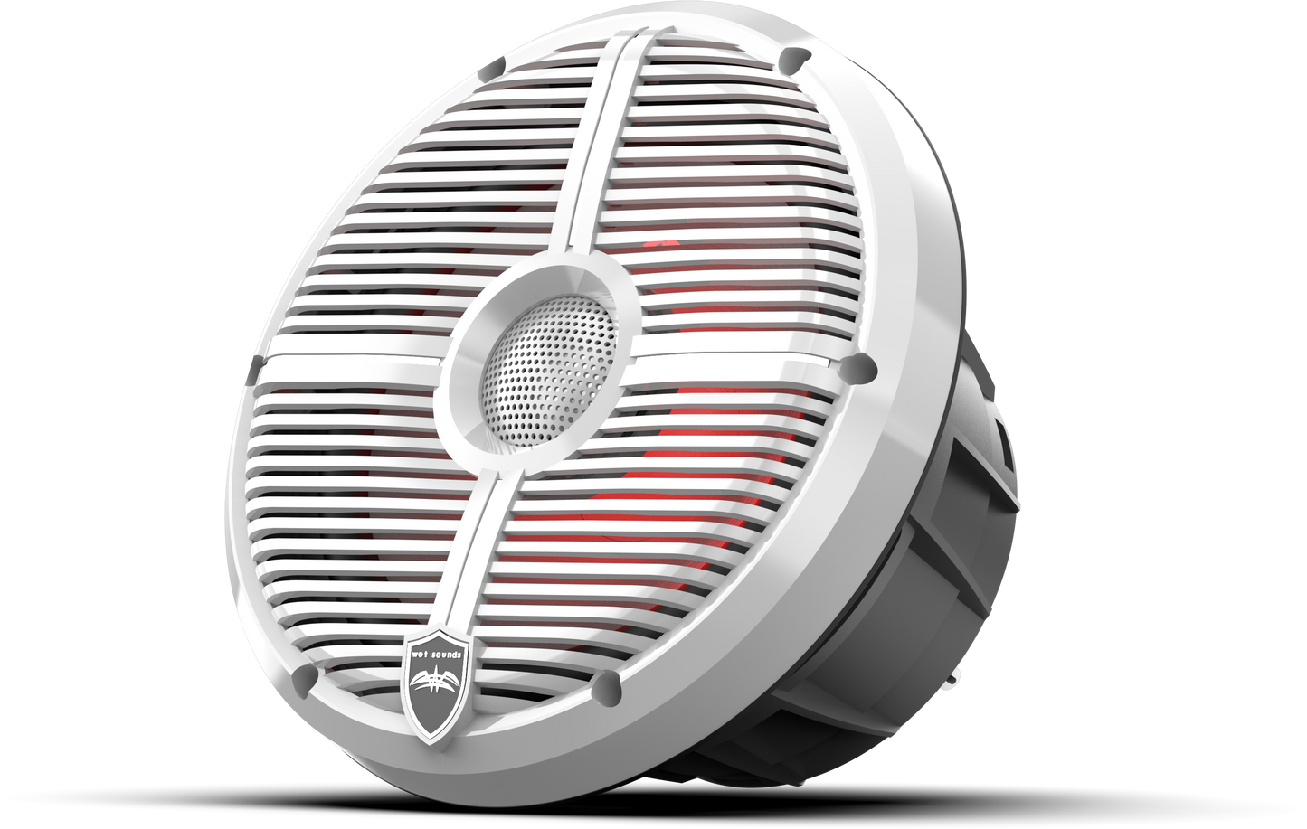 REVO 8 XW-W V3 | REVO Series 8-inch High-Output Component Style Coaxial Speakers w/ XW-White RGB Grilles