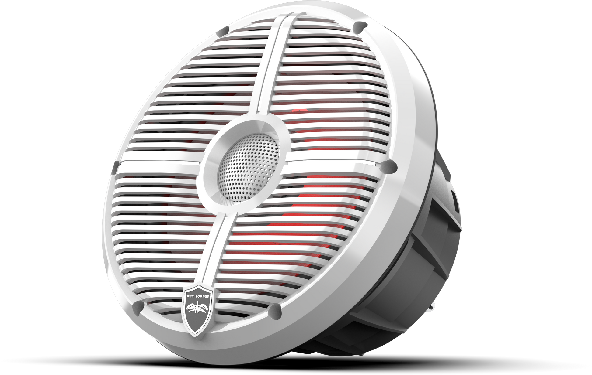 REVO 8 XW-W V3 | REVO Series 8-inch High-Output Component Style Coaxial Speakers w/ XW-White RGB Grilles