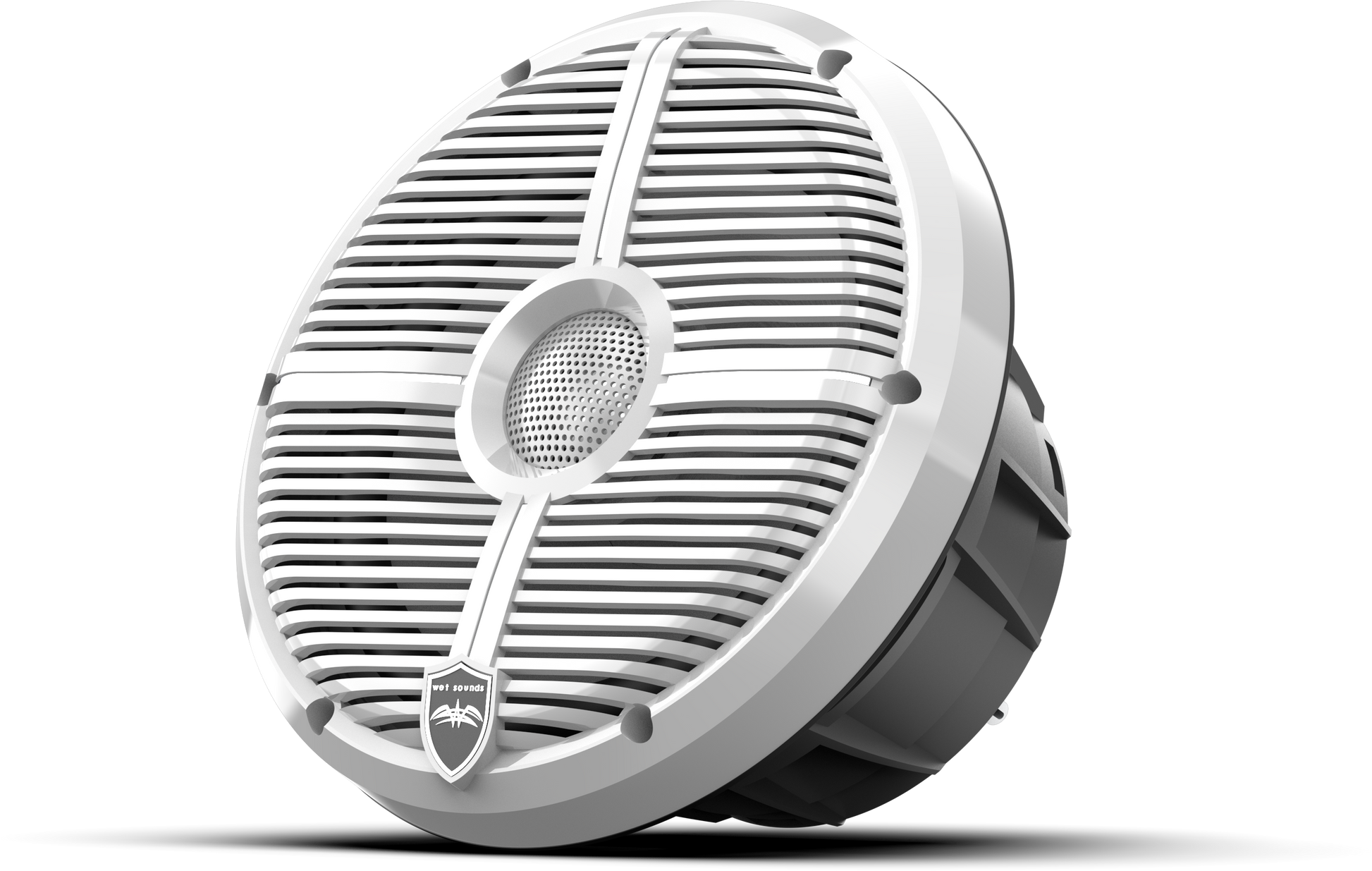 REVO 8 XW-W V3 | REVO Series 8-inch High-Output Component Style Coaxial Speakers w/ XW-White RGB Grilles