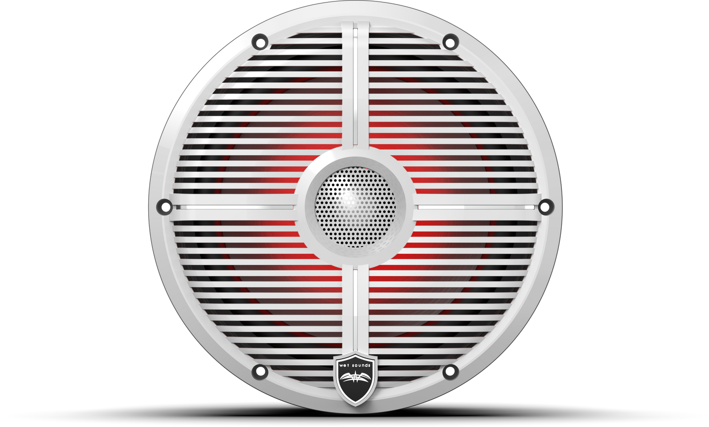 REVO 8 XW-W V3 | REVO Series 8-inch High-Output Component Style Coaxial Speakers w/ XW-White RGB Grilles