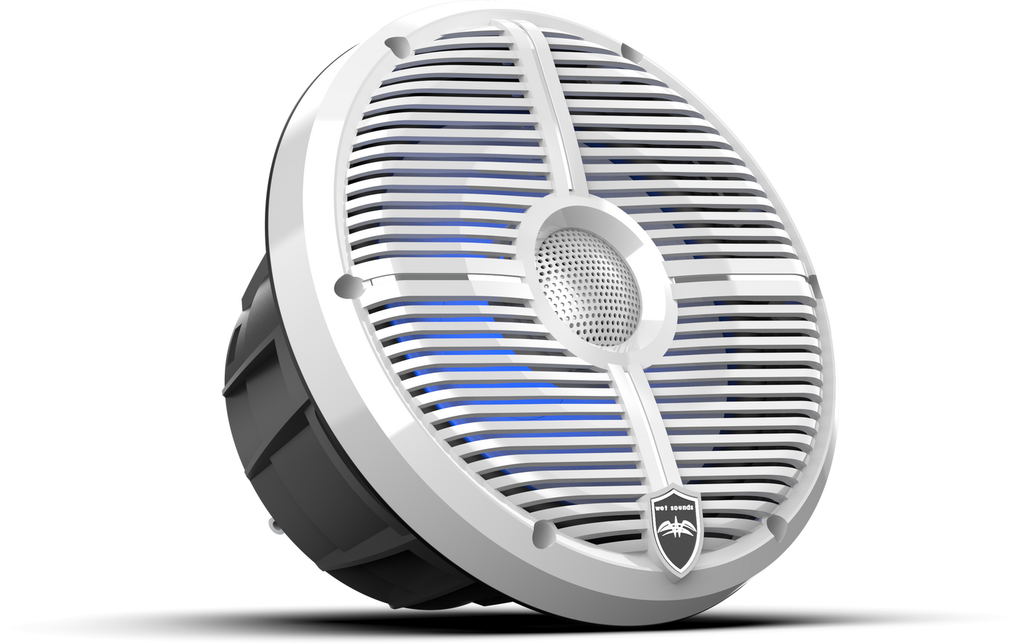 REVO 8 XW-W V3 | REVO Series 8-inch High-Output Component Style Coaxial Speakers w/ XW-White RGB Grilles