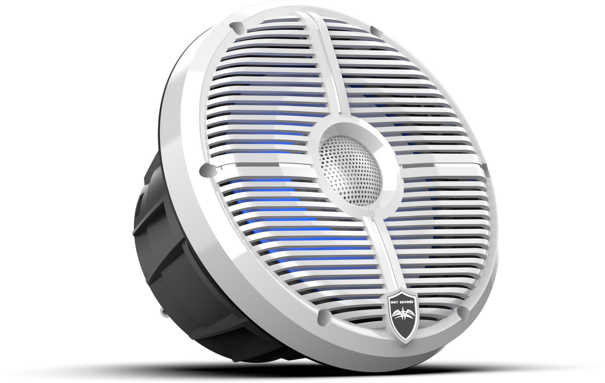 REVO 8 XW-W V3 | REVO Series 8-inch High-Output Component Style Coaxial Speakers w/ XW-White RGB Grilles
