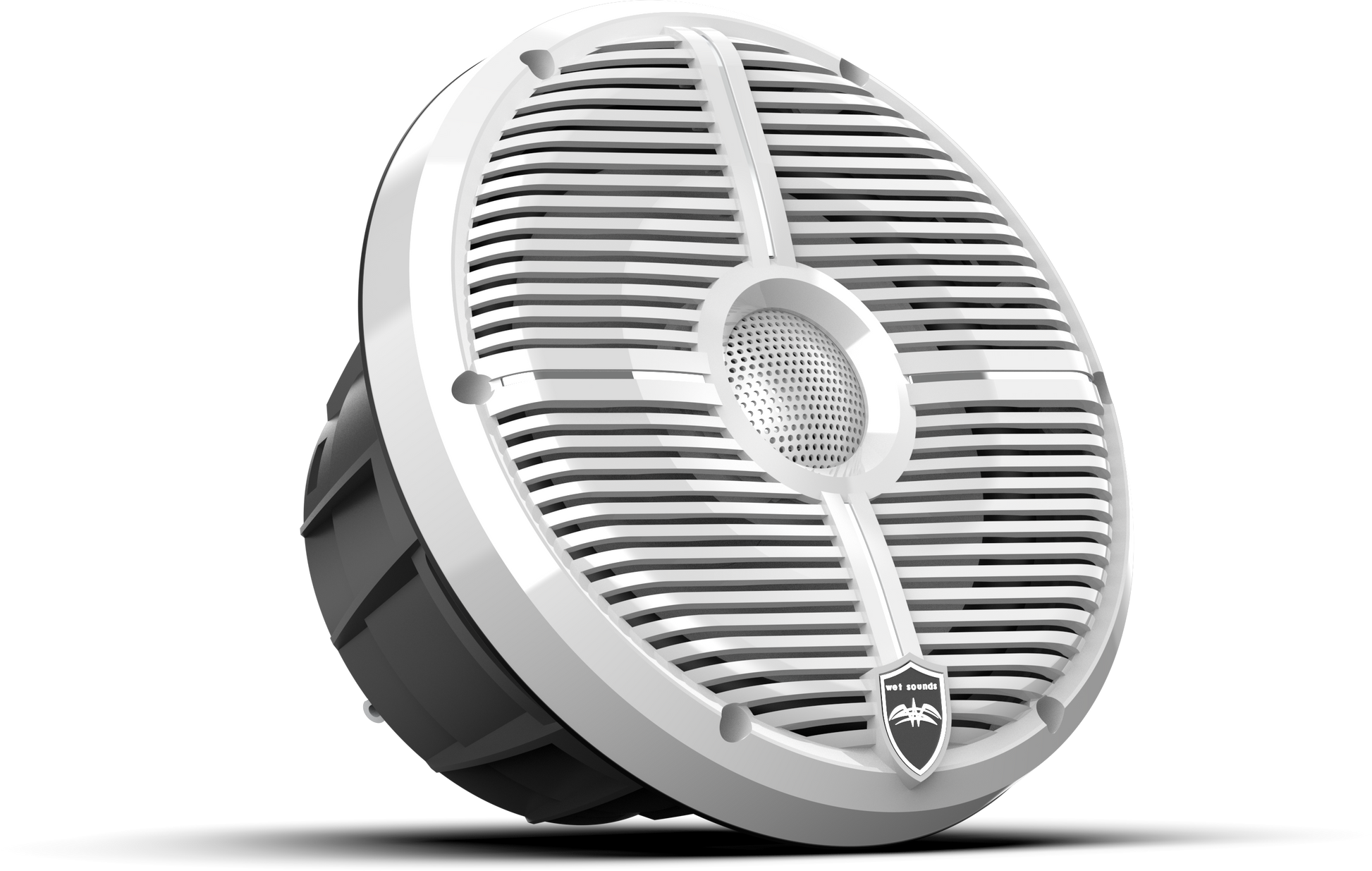 REVO 8 XW-W V3 | REVO Series 8-inch High-Output Component Style Coaxial Speakers w/ XW-White RGB Grilles