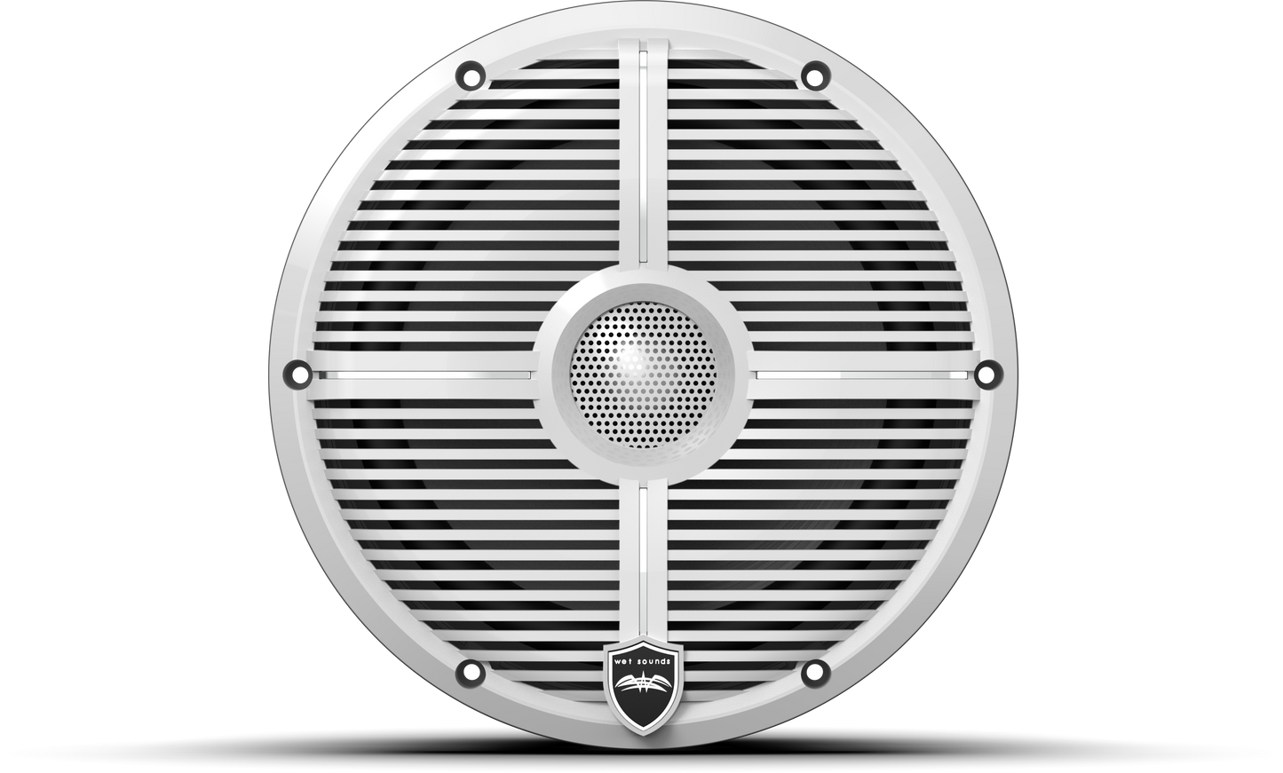 REVO 8 XW-W V3 | REVO Series 8-inch High-Output Component Style Coaxial Speakers w/ XW-White RGB Grilles