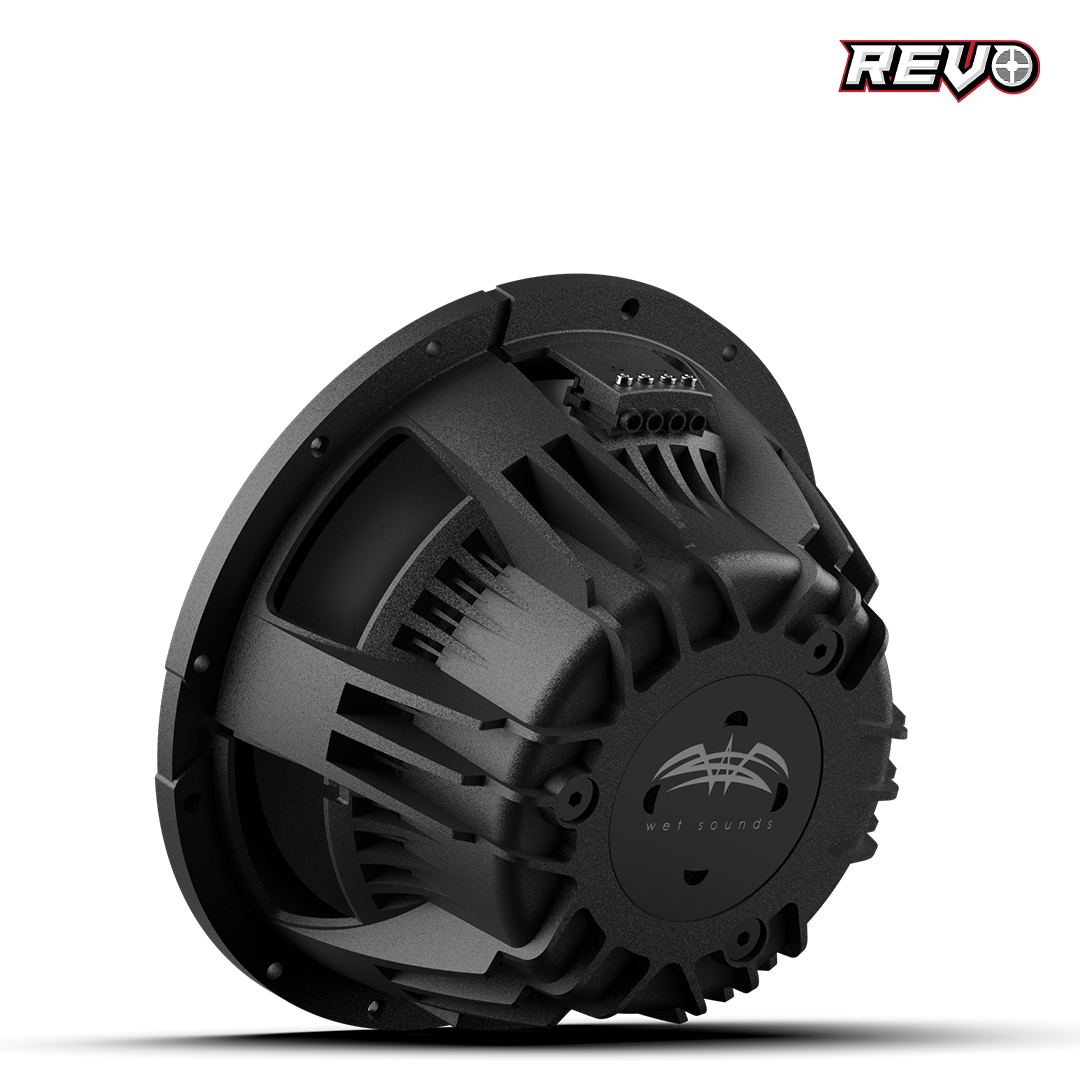REVO 10 FA S2 V3 | Wet Sounds REVO Series 10-inch Free-Air Marine Subwoofer - 2Ω Black