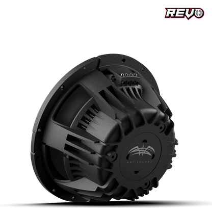REVO 10 FA S2 V3 | Wet Sounds REVO Series 10-inch Free-Air Marine Subwoofer - 2Ω Black