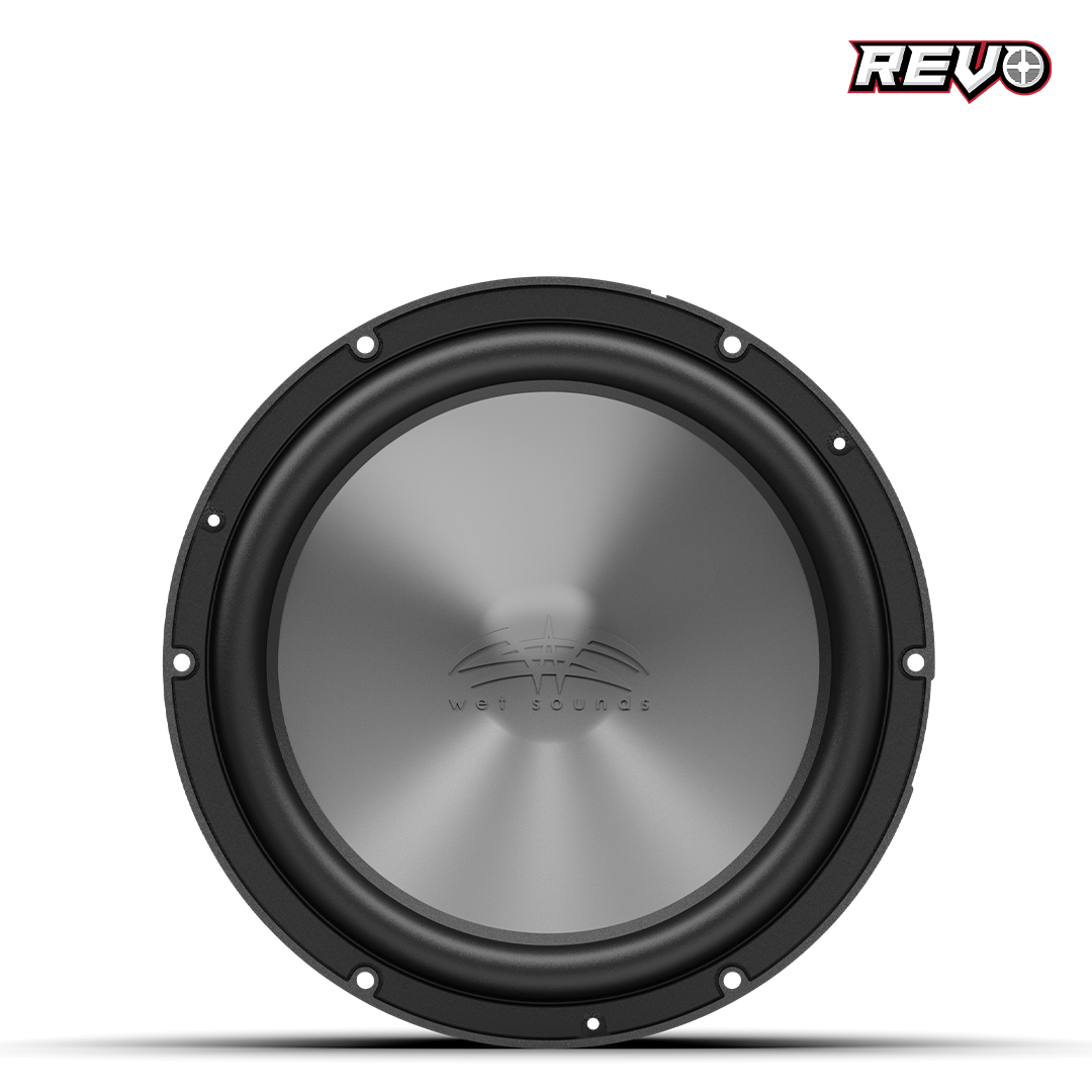 REVO 10 FA S2 V3 | Wet Sounds REVO Series 10-inch Free-Air Marine Subwoofer - 2Ω Black