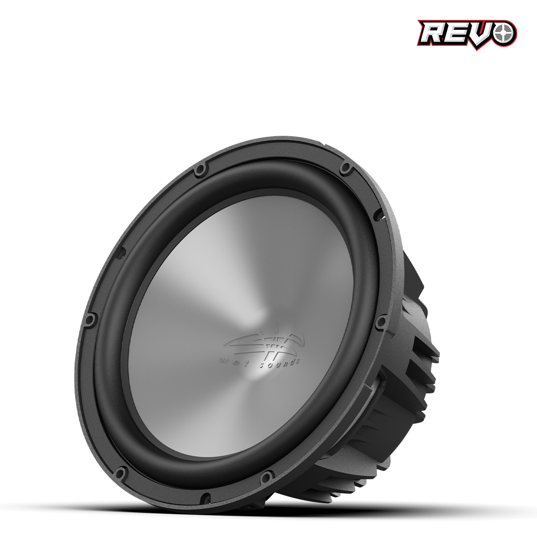 REVO 10 FA S4 V3 | Wet Sounds REVO Series 10-inch Free-Air Marine Subwoofer - 4Ω Black