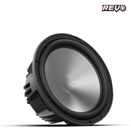 REVO 10 FA S4 V3 | Wet Sounds REVO Series 10-inch Free-Air Marine Subwoofer - 4Ω Black