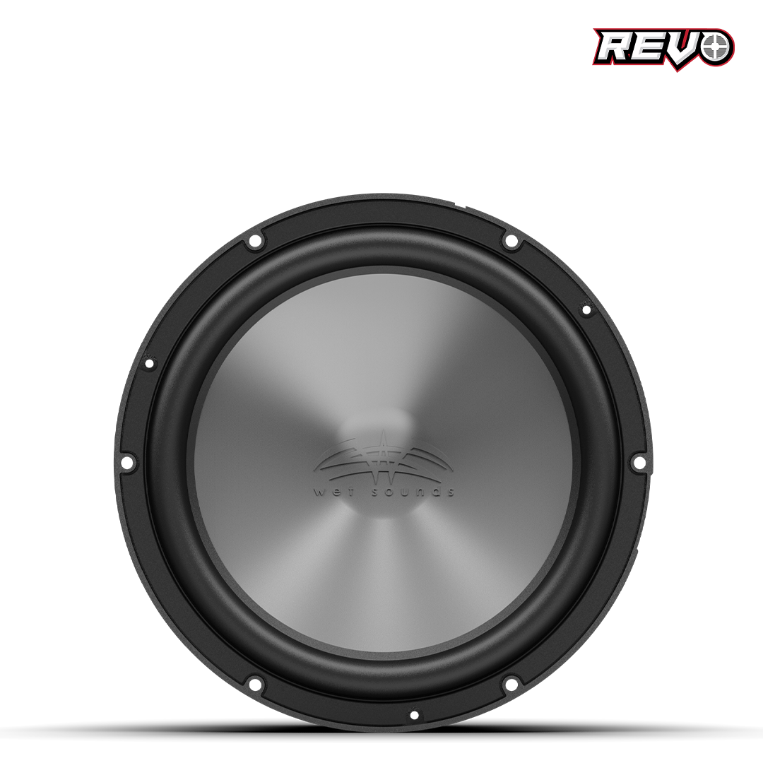REVO 10 FA S4 V3 | Wet Sounds REVO Series 10-inch Free-Air Marine Subwoofer - 4Ω Black