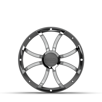 REVO 12 XS-G-SS GRILLE | REVO 12 XS-Gunmetal Stainless Steel Subwoofer Grille