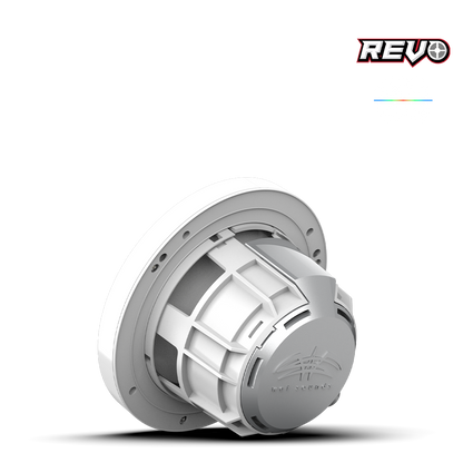 REVO 6-XWW | REVO Series 6.5-inch High-Output Component Style Coaxial Speakers w/ XW-White RGB Grilles