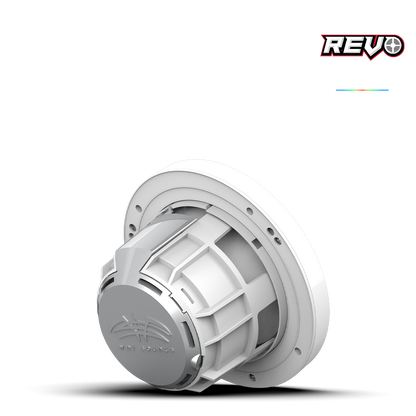 REVO 6-XWW | REVO Series 6.5-inch High-Output Component Style Coaxial Speakers w/ XW-White RGB Grilles