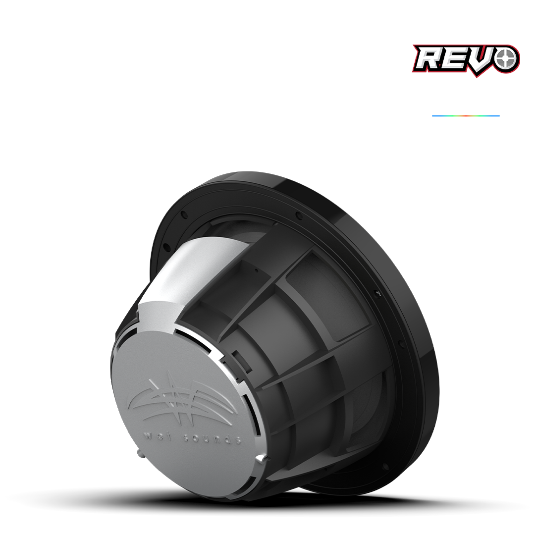 REVO 8-XSS | REVO Series 8-inch High-Output Component Style Coaxial Speakers w/ XS-Silver RGB Grilles
