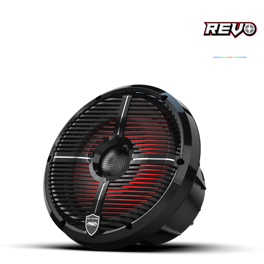 REVO 8-XWB | REVO Series 8-inch High-Output Component Style Coaxial Speakers w/ XW-Black RGB Grilles