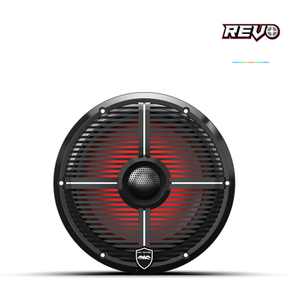 REVO 8-XWB | REVO Series 8-inch High-Output Component Style Coaxial Speakers w/ XW-Black RGB Grilles