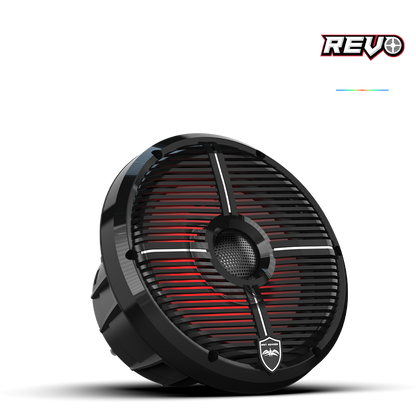 REVO 8-XWB | REVO Series 8-inch High-Output Component Style Coaxial Speakers w/ XW-Black RGB Grilles