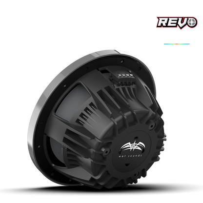 REVO CX-10 XS-S S2 | REVO Series 10-inch High-Output Component Style Coaxial Speakers w/ XS-Silver RGB Grilles