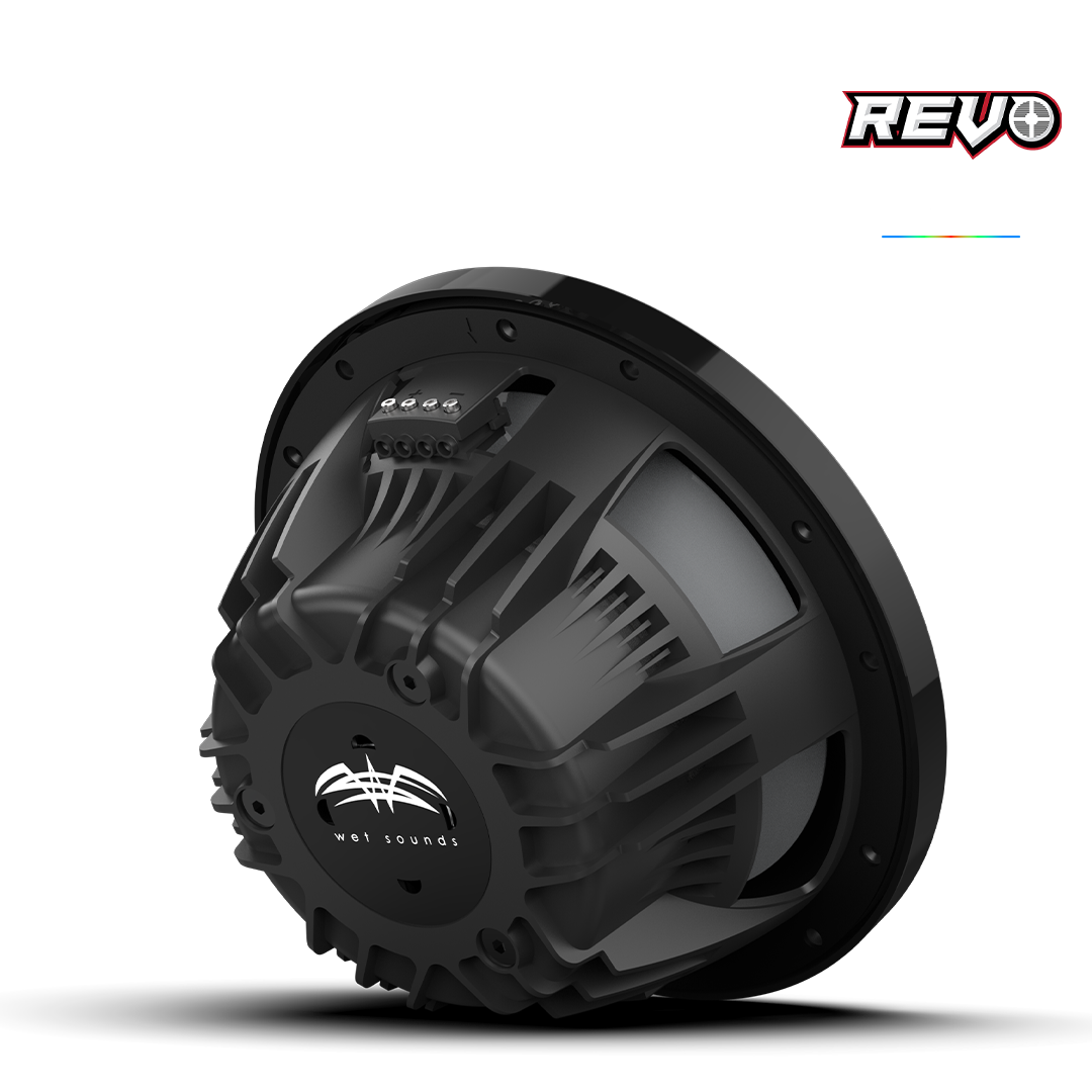 REVO CX-10 XW-B S2 | REVO Series 10-inch High-Output Component Style Coaxial Speakers w/ XW-Black RGB Grilles