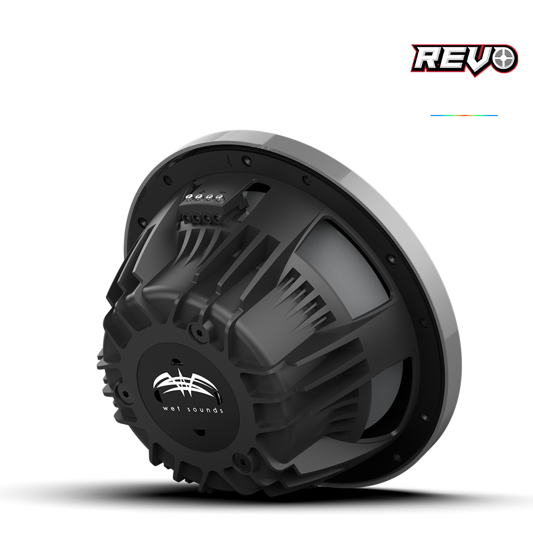 REVO CX-10 XS-S S2 | REVO Series 10-inch High-Output Component Style Coaxial Speakers w/ XS-Silver RGB Grilles