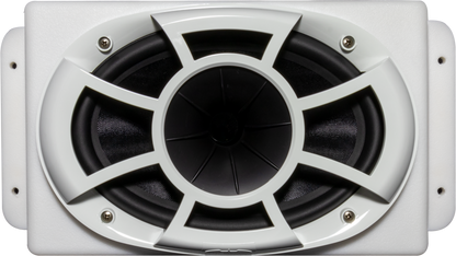Wet Sounds | REV Series 6x9 HLCD w/ Surface Mountable Roto-mold Enclosure & Grille - White