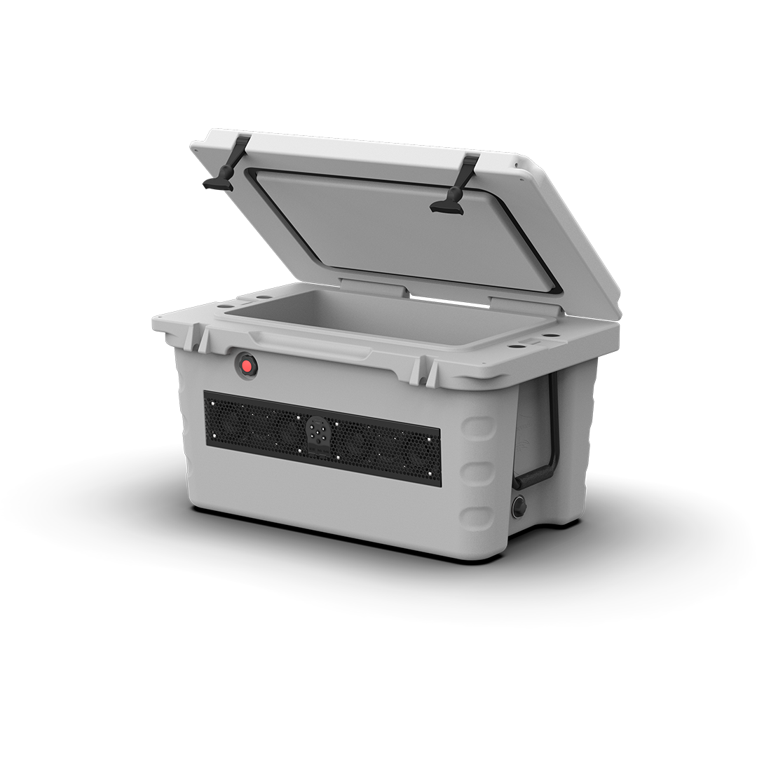 SHIVR-55-GRY | Wet Sounds SHIVR-55 Battleship Gray Bluetooth Soundbar Cooler