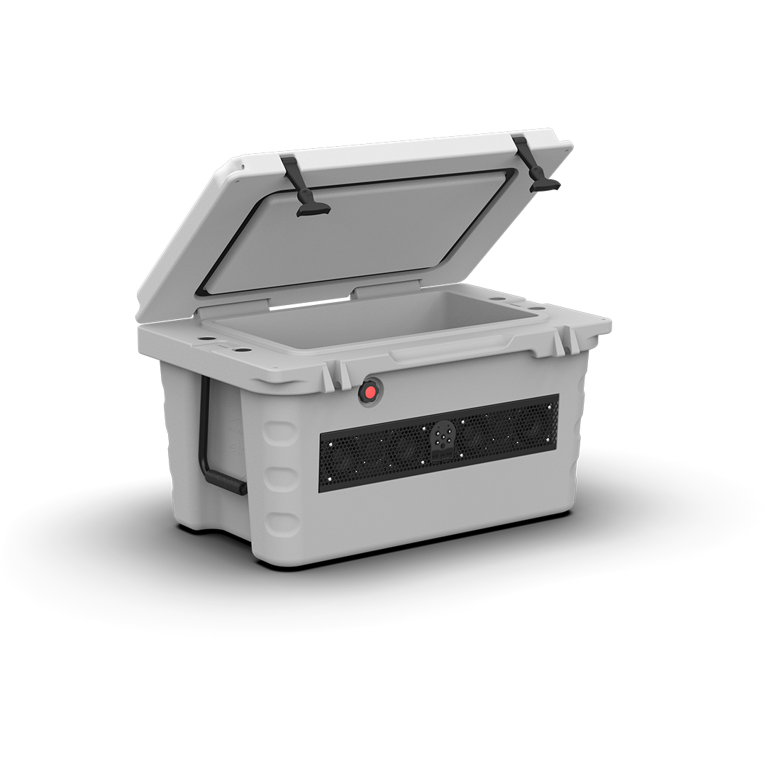SHIVR-55-GRY | Wet Sounds SHIVR-55 Battleship Gray Bluetooth Soundbar Cooler