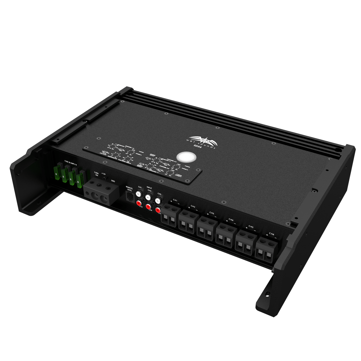 Sinister-SDX6 | Wet Sounds 6 Channel Marine Amplifier