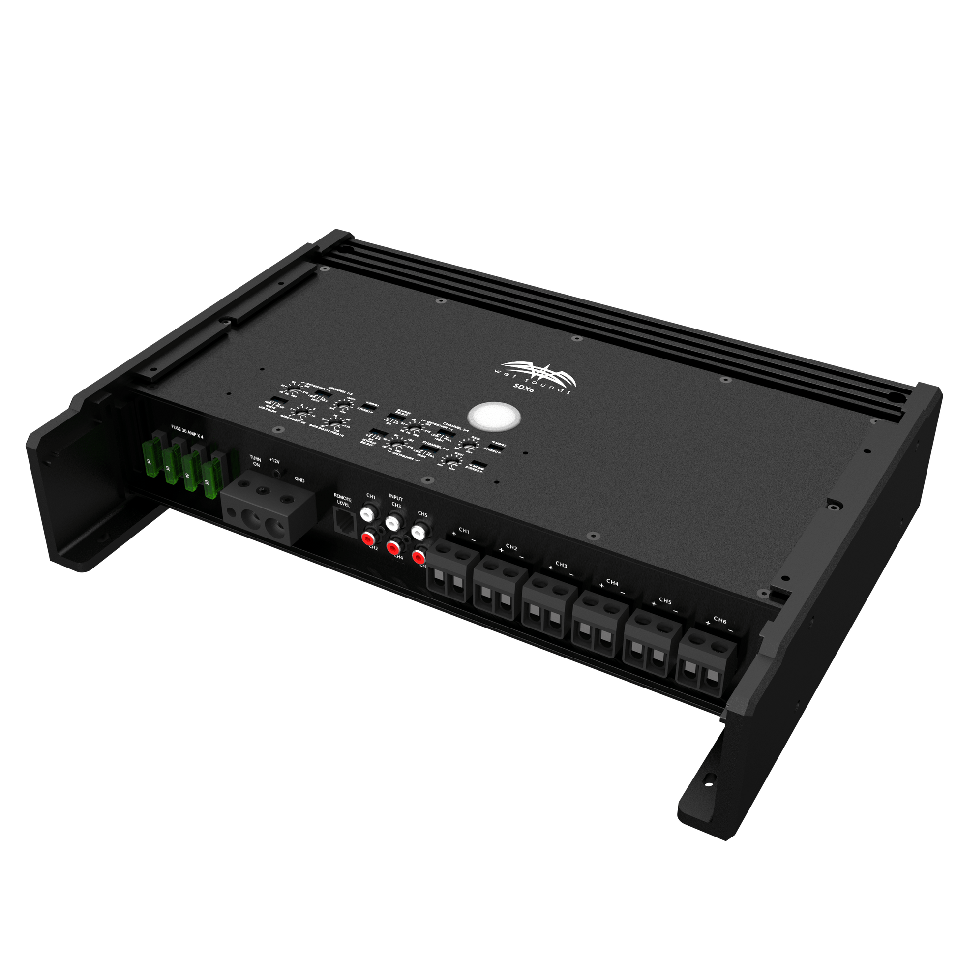 Sinister-SDX6 | Wet Sounds 6 Channel Marine Amplifier