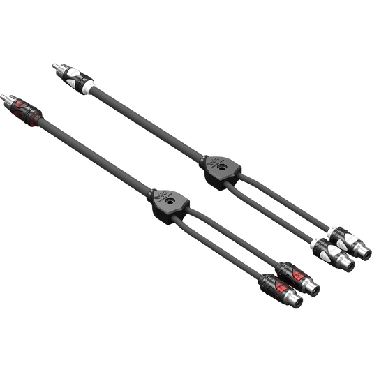 RCA M-2F Y | RCA Y Adapter Male To 2 Female