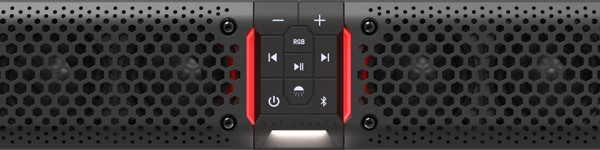 STEALTH XT 6-B | Wet Sounds All-In-One 6-Speaker Amplified Bluetooth Soundbar With Remote
