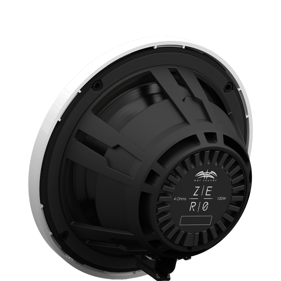 ZERO Series 6 XY-W | Wet Sounds ZERO Series High-Output 6.5" Marine Coaxial Speakers with Yacht Grilles