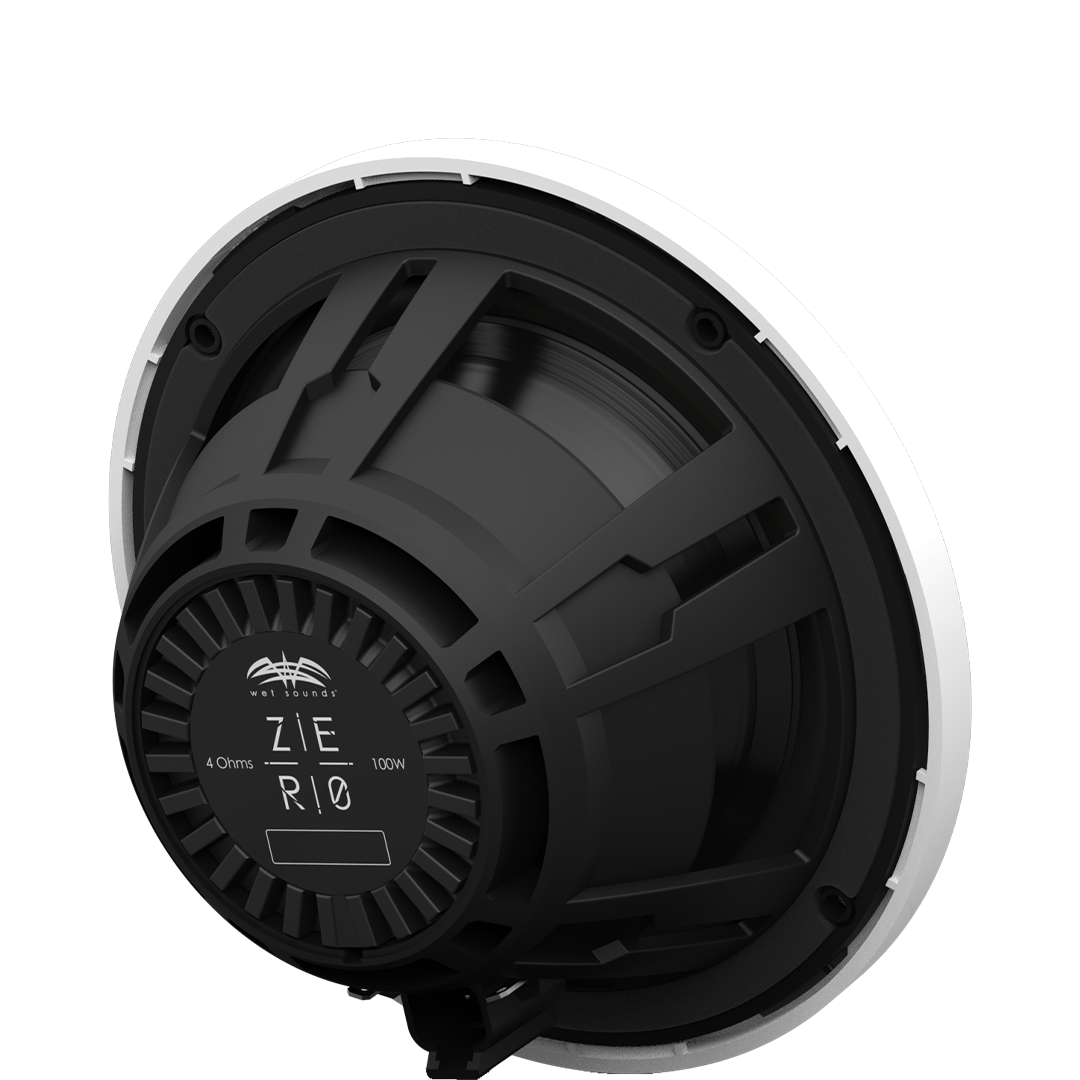 ZERO Series 6 XY-W | Wet Sounds ZERO Series High-Output 6.5" Marine Coaxial Speakers with Yacht Grilles