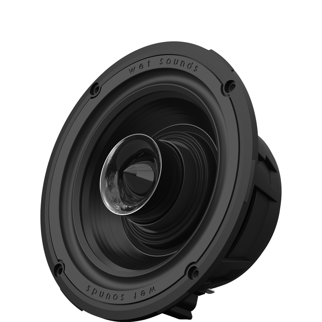 ZERO Series 6 XY-W | Wet Sounds ZERO Series High-Output 6.5" Marine Coaxial Speakers with Yacht Grilles