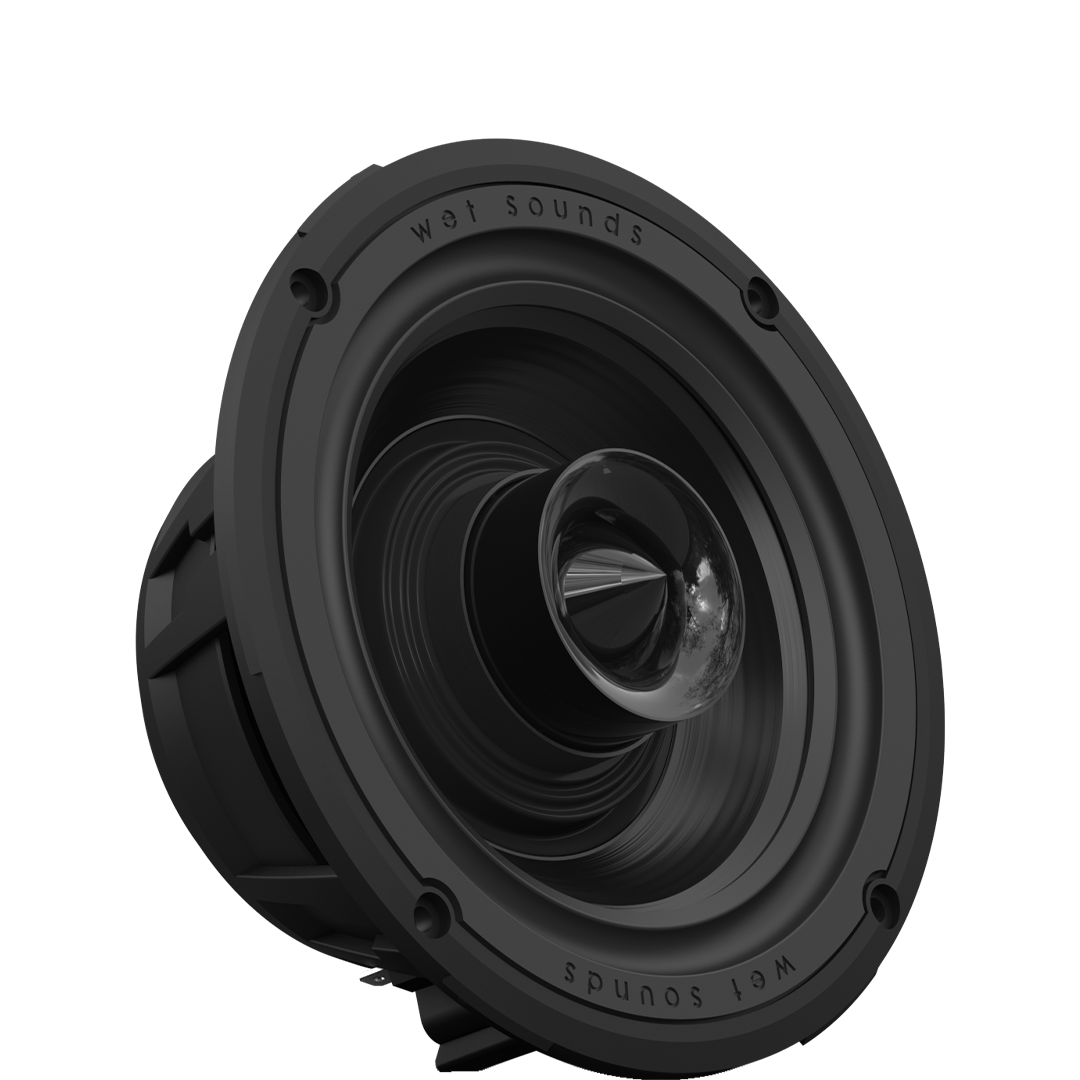 ZERO Series 6 XY-W | Wet Sounds ZERO Series High-Output 6.5" Marine Coaxial Speakers with Yacht Grilles