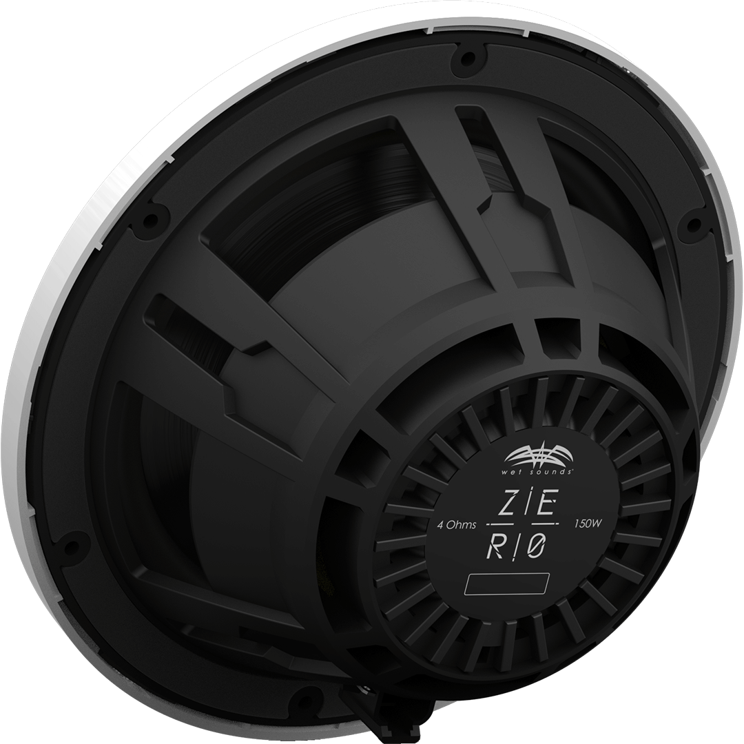 ZERO Series 8 XY-W | Wet Sounds ZERO Series High-Output 8" Marine Coaxial Speakers with Yacht Grilles