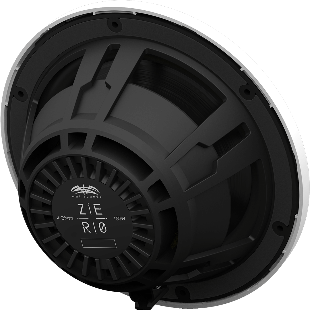 ZERO Series 8 XY-W | Wet Sounds ZERO Series High-Output 8" Marine Coaxial Speakers with Yacht Grilles
